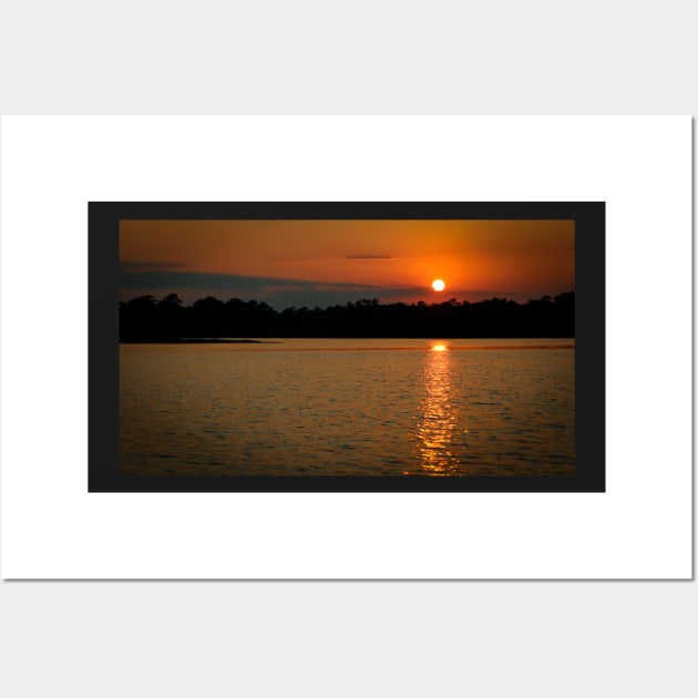 Sunset over Destin Wall Art by jonesing